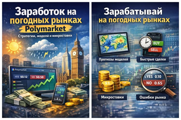 polymarket заработок на погоде